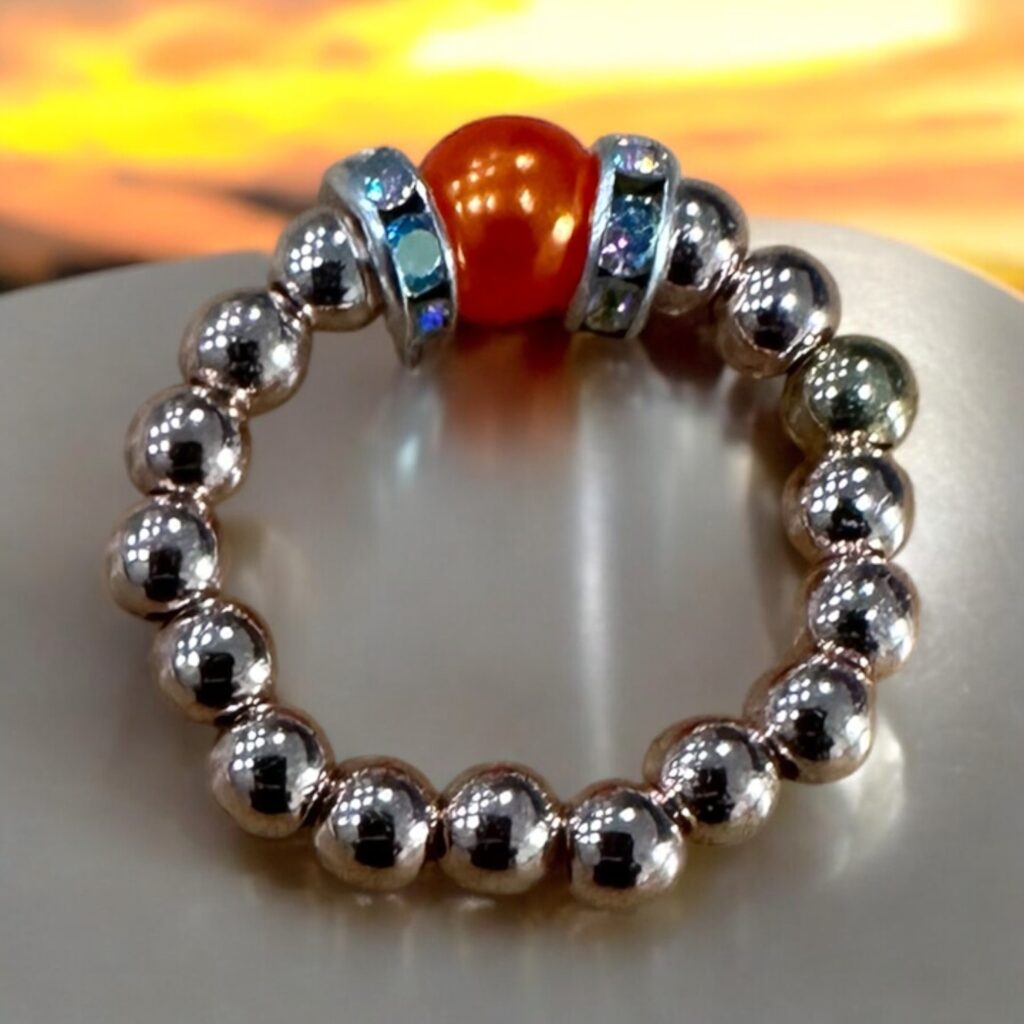 Solar Ember Ring