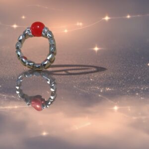 Ruby Orbit Ring