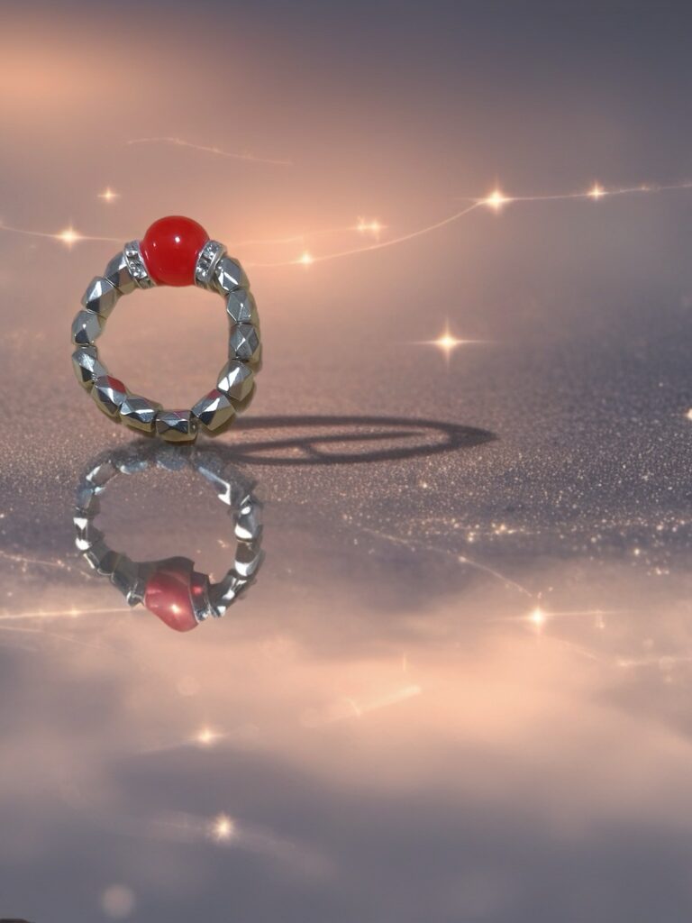Ruby Orbit Ring