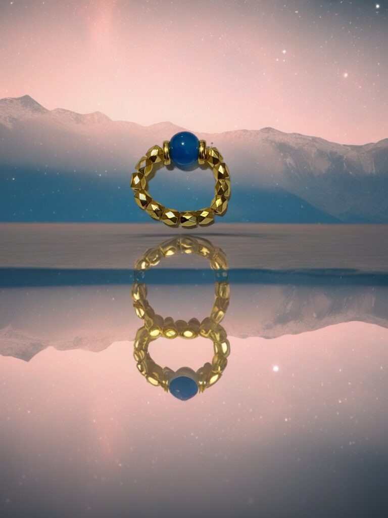 Electric Sapphire Ring