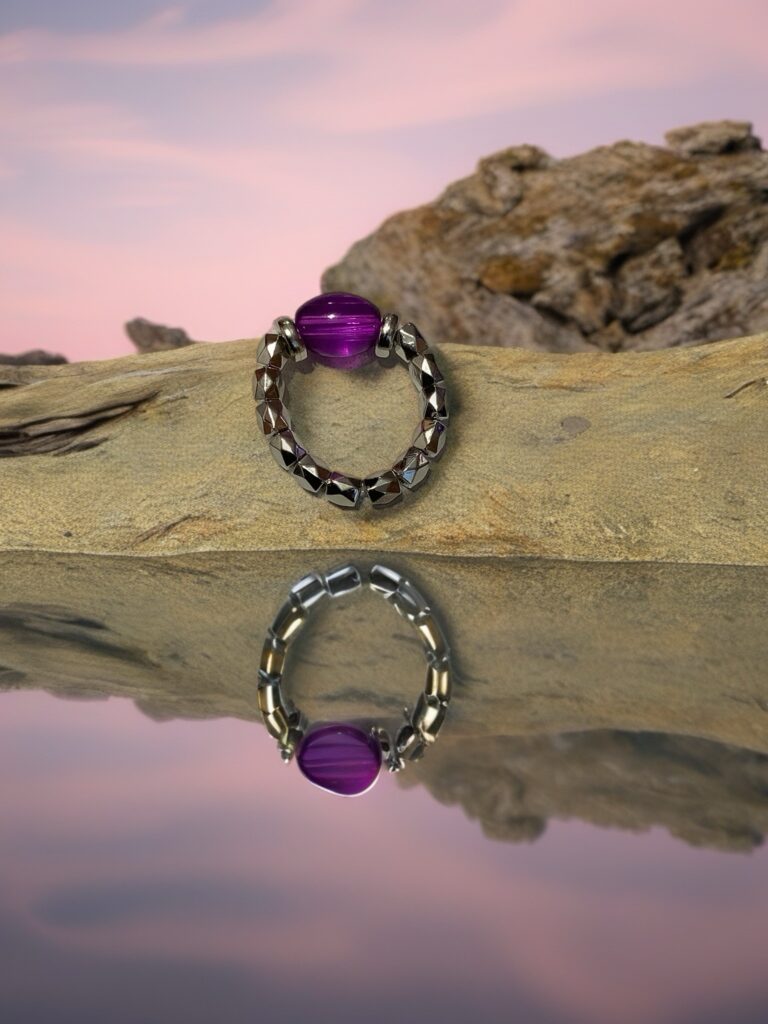 Plum Radiance Ring