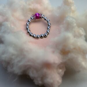 Pink Halo Ring