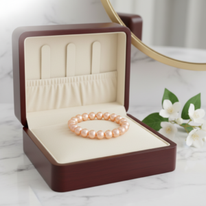 Peach Pearl Ring